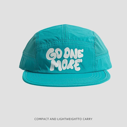 Fashion Thin Baseball Cap Quick-Dry Flat Brim Sports Mesh Cap
