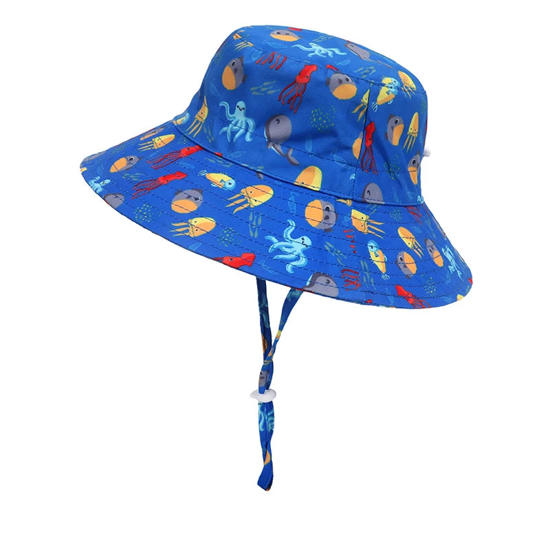 Custom Logo Uv Protection Children Bucket Hat