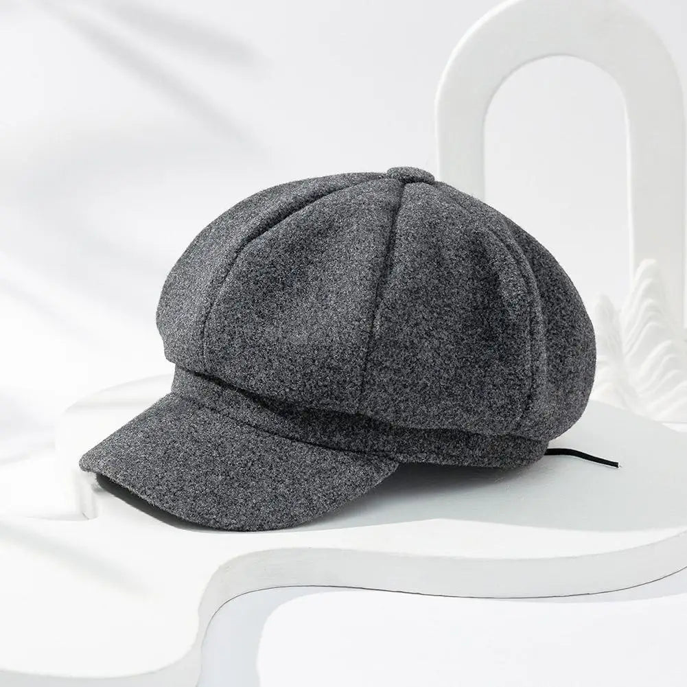 Solid Color Fashion Beret Outdoor Cotton Hat