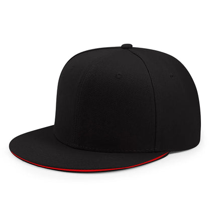 Sandwich Flat Hat Hip-hop Brim Flat Tongue Snapback Cap Men Women Fashion Hats Wholesale