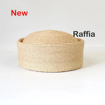 Summer Sailor Hat Beach Beret Sun Pillbox Hat