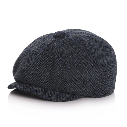 New Tweed Kids Beret Cap Vintage Style Cute Retro Newsboy Hat