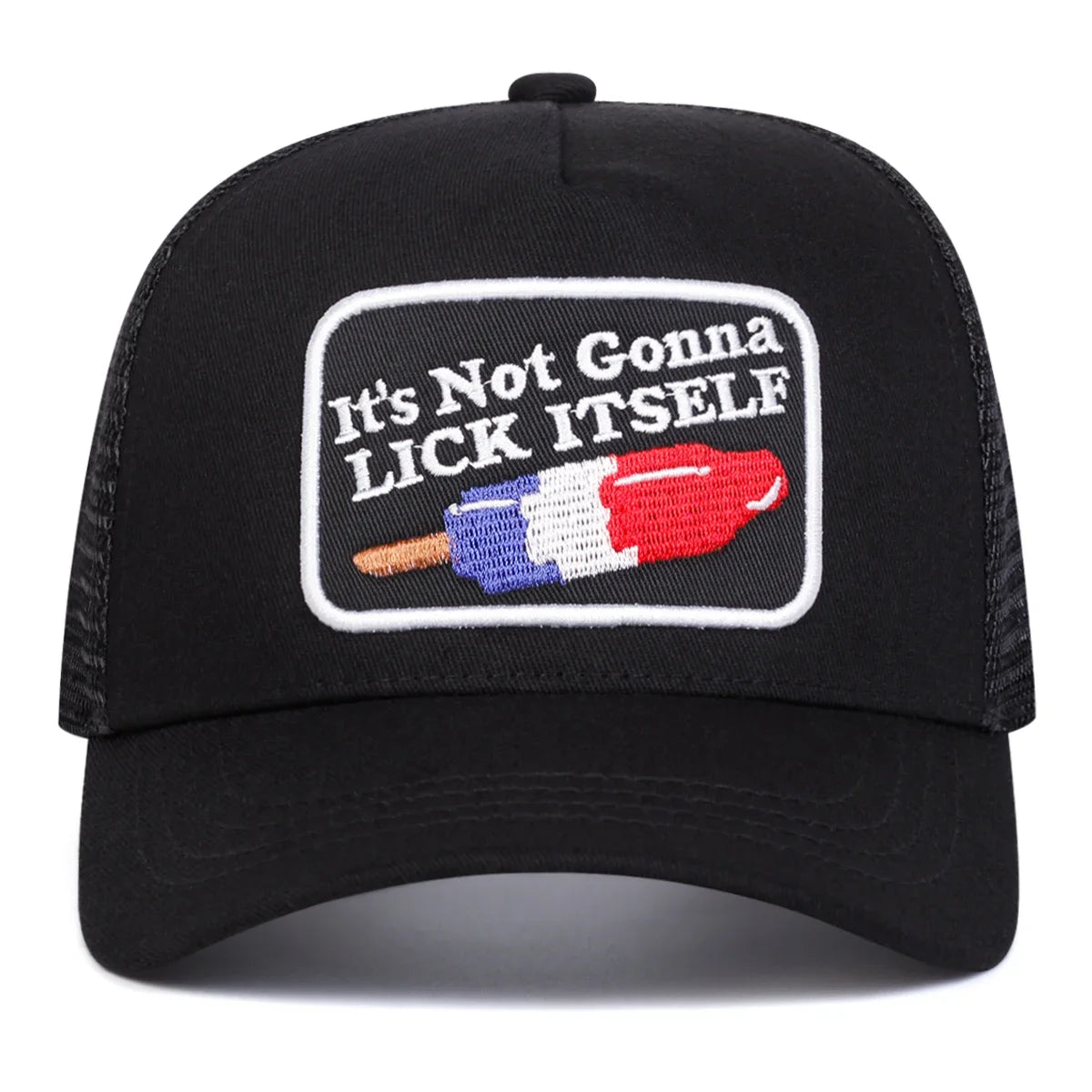 Unisex Lick Itself Letter Embroidery Baseball Net Caps Spring Summer