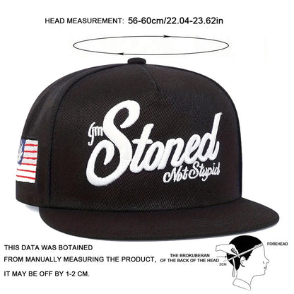 Unisex Stoned Letter Embroidery Baseball Hats Spring Autumn Outdoor Adjustable Casual Hip Hop Trucker Caps Sunscreen Hat