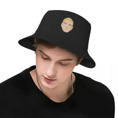 Vocation Getaway Headwear Eminem Rapper Merch Bucket Hat Unique Unisex Hip Hop Sun Hats For Outdoor