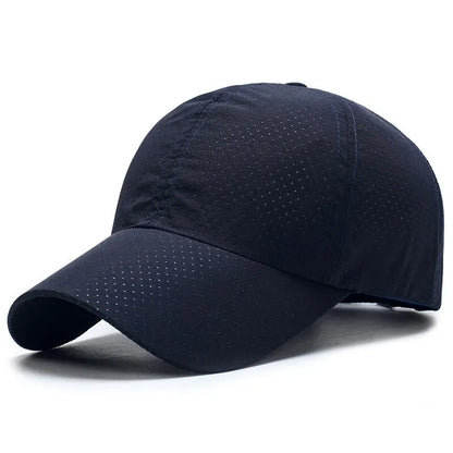 Hat Men Spring Summer Solid Color Mesh Cap Baseball Cap