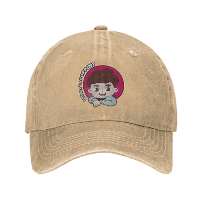 Denim Fabric Cap Casual Baseball Caps Adjustable Hat