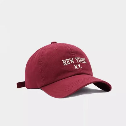 Letters Embroidery Baseball Cap Men Women