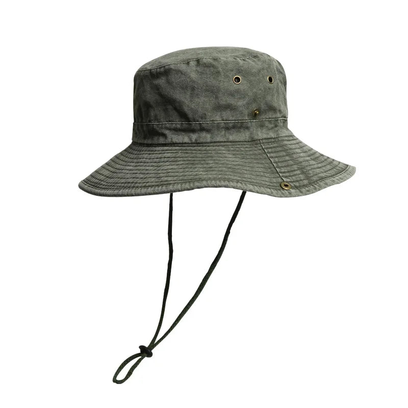 Japanese Outdoor Western Cowboy Bucket Hats Men's