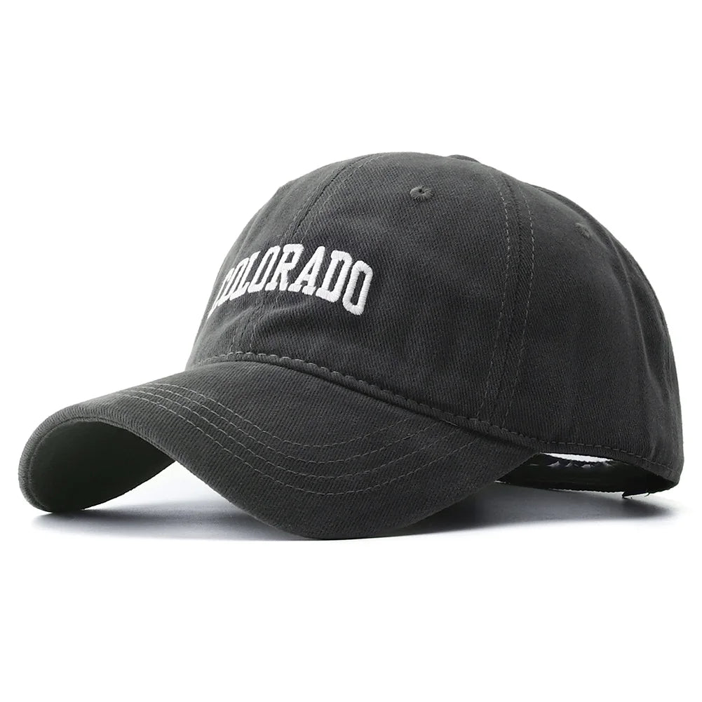 New Colorado Letter Embroidered Baseball Hat