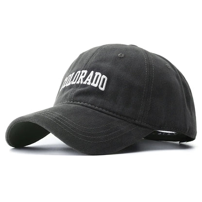 New Colorado Letter Embroidered Baseball Hat