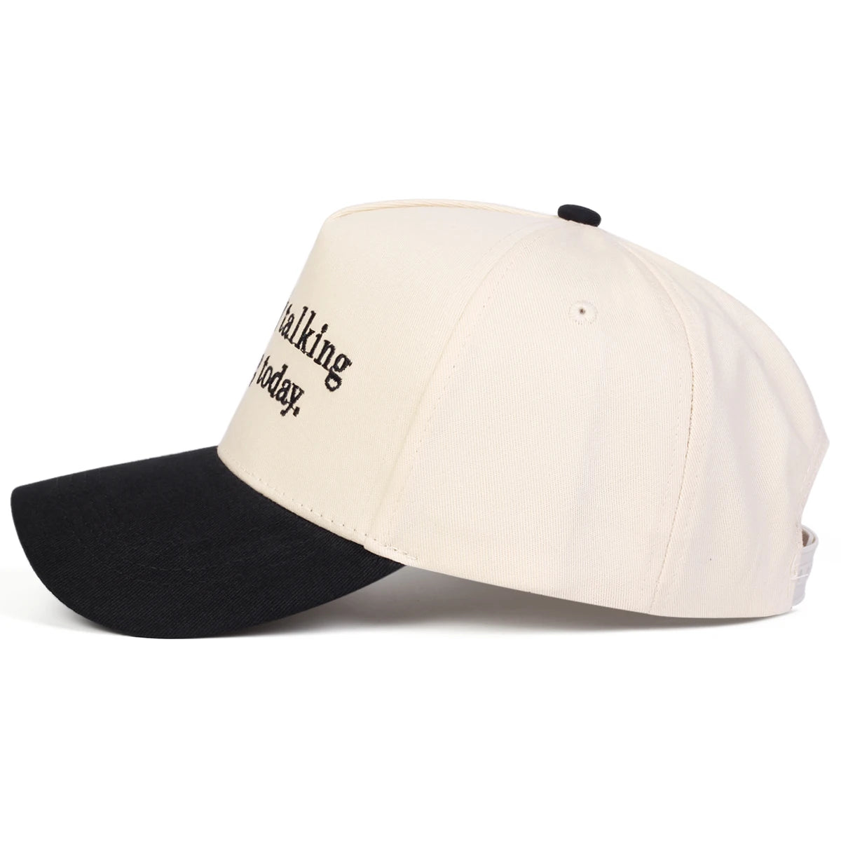 Unisex I'M Only Talking Letter Embroidery Baseball Caps Spring Autumn