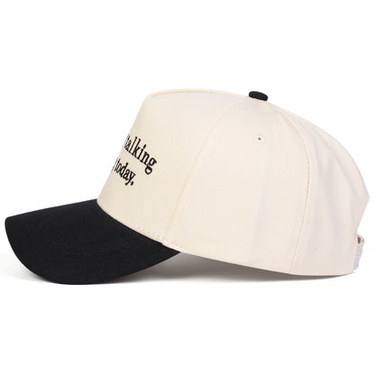 Unisex I'M Only Talking Letter Embroidery Baseball Caps Spring Autumn