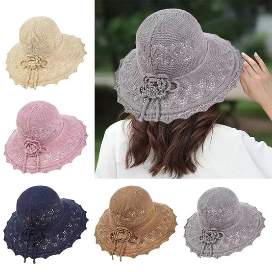 Spring Summer Foldable Sunshade Hat Lady Girls Fisherman Hat