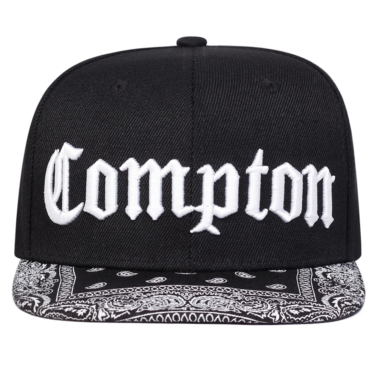 Unisex Compton Letter Embroidery Baseball Hats Spring Autumn