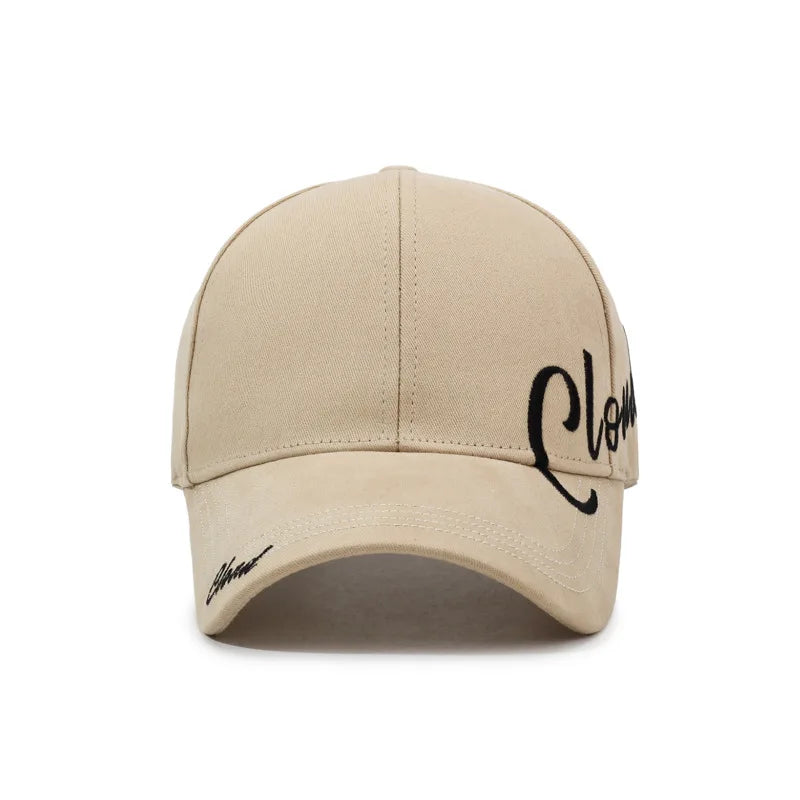 Fashionable Street Style Embroidered Letter Ponytail Hat or Women