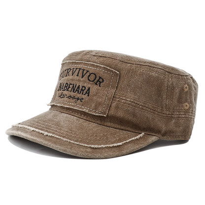 2026 New Embroidery Military Flat Top Hat