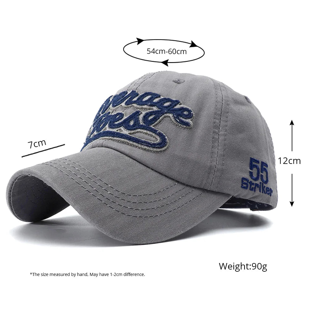 Designer Men's Hip Hop Letter Embroidery Baseball Cap
