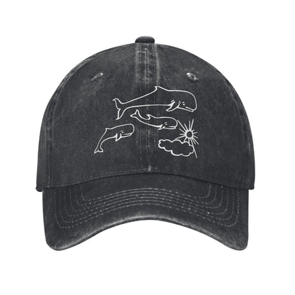 Whales And Sun Tattoo By Robe De Extremoduro Sun Baseball Cap