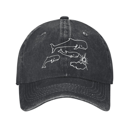 Whales And Sun Tattoo By Robe De Extremoduro Sun Baseball Cap