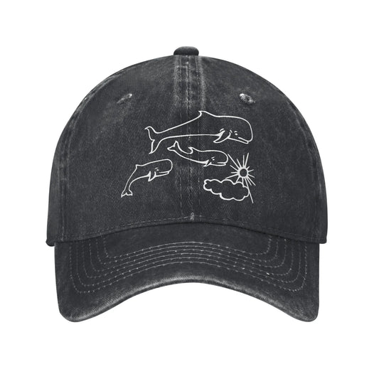 Whales And Sun Tattoo By Robe De Extremoduro Sun Baseball Cap