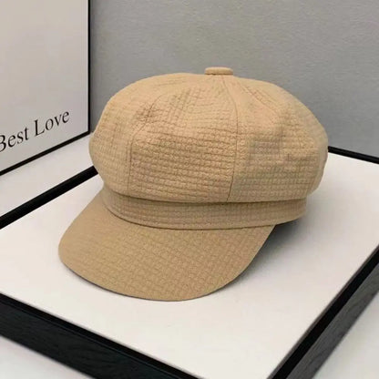 Buckets Hat Vintage Octagonal Women Berets