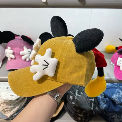 Cute Cartoon Mouse Ears Baseball Cap for Girls Anime