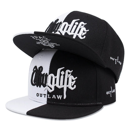 Fashion Fastball Cap Thuglife Embroidery Hiphop Baseball Cap