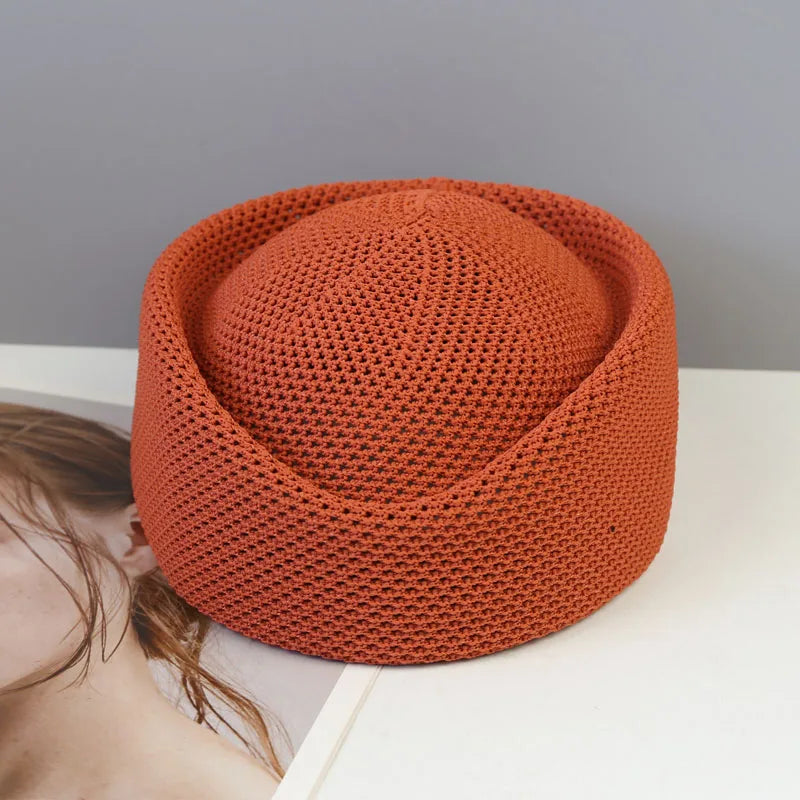 2026 Summer Mesh Cool Knit Beret