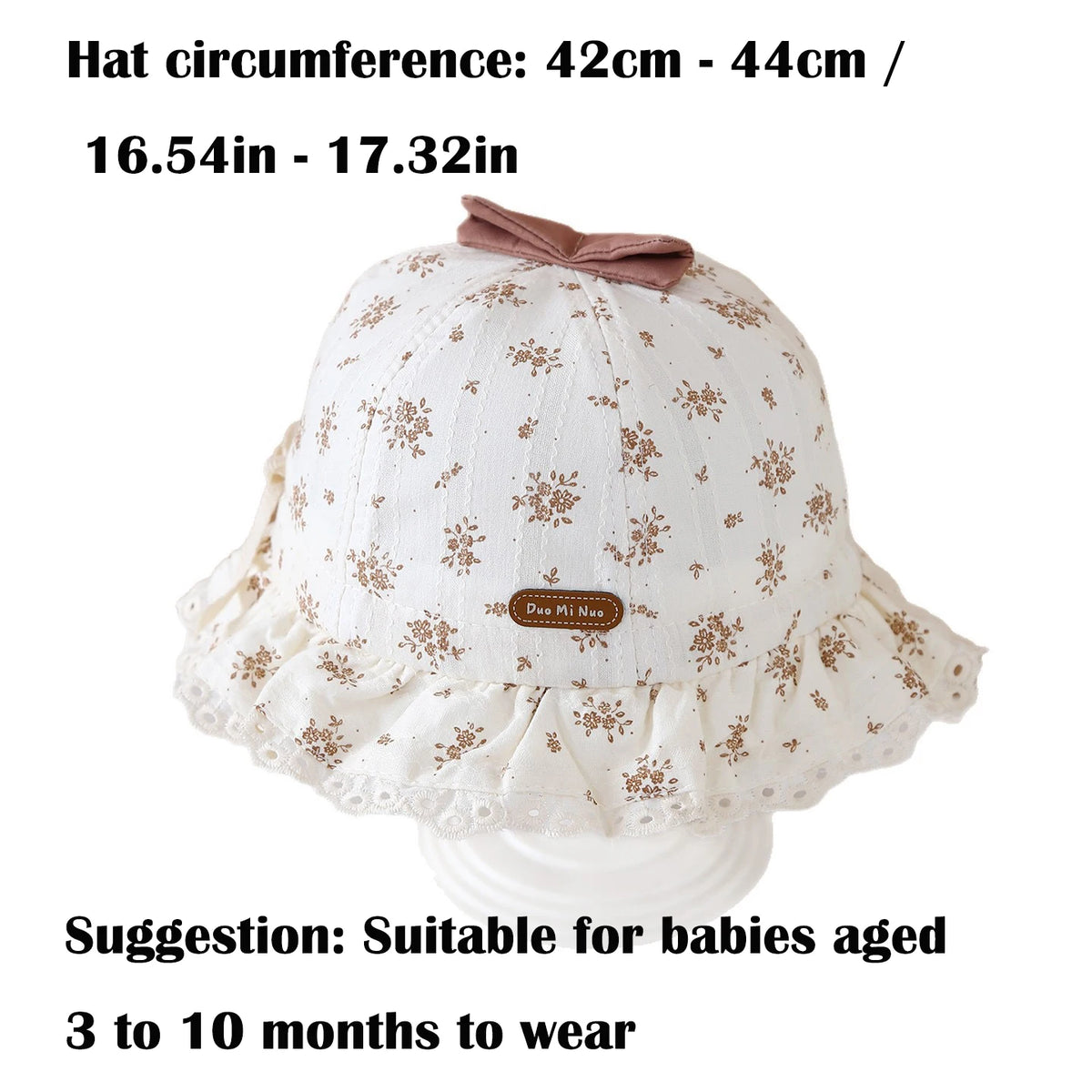 2026 New Baby Hat Spring Autumn Thin Butterfly Knot Floral Fisherman Cap