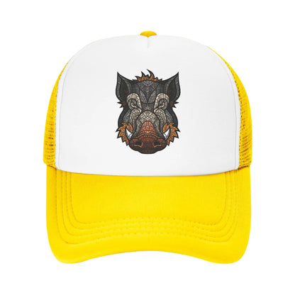Custom Wild Boar Feral Pig Baseball Cap Hip Hop