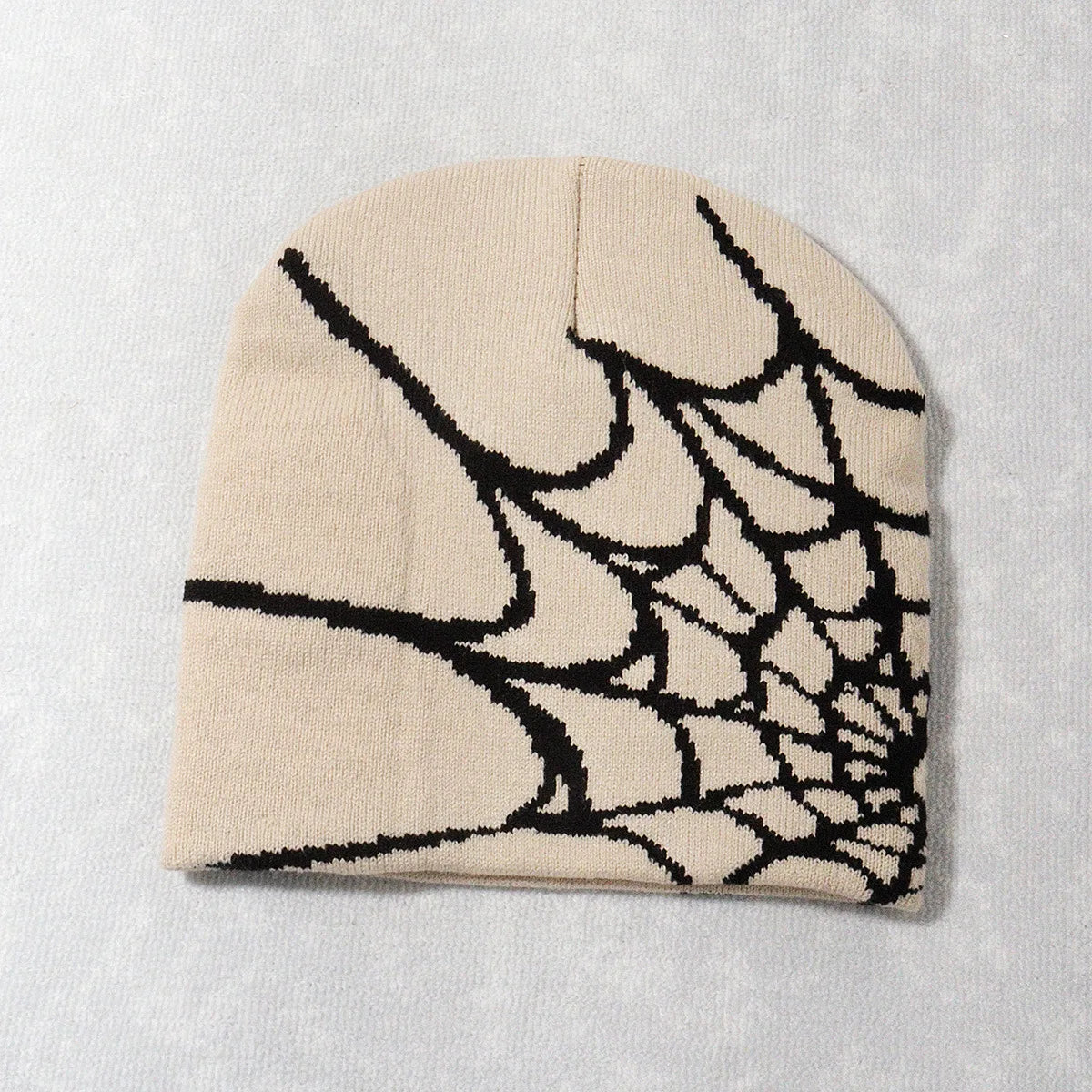 Knitting Spider Web Design Hat Skullies Beanies