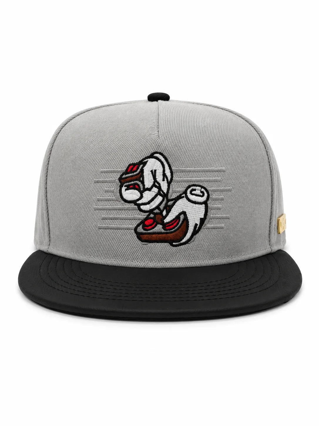 Embroidered Gaming Joystick Flat Brim Snapback Hat