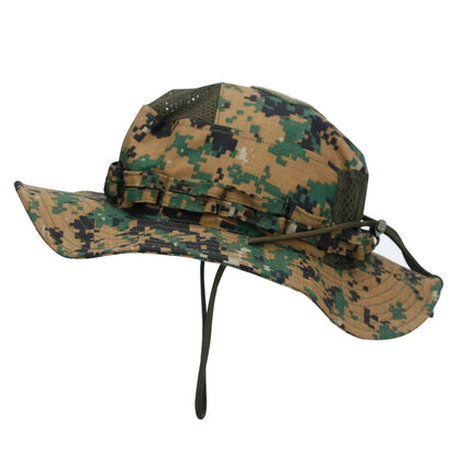 Camo Boonie Hat Sunscreen Breathable Bucket Hat Men's Outdoor
