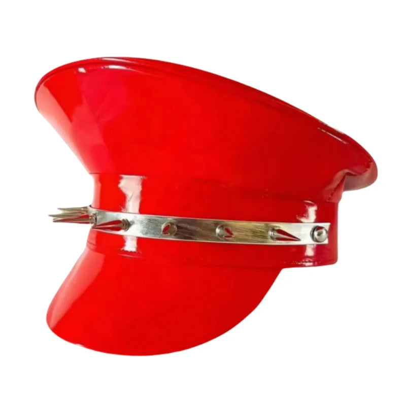 Steampunk Leather Gothic Captain Hat