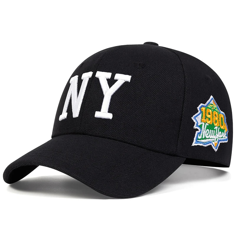 Unisex Letter Embroidery Baseball Caps Spring Autumn Outdoor