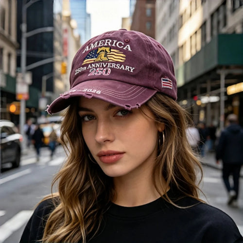 American 250th Anniversary 1776-2026 Baseball Cap