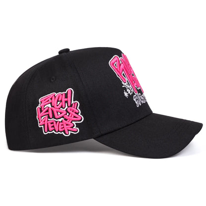 Unisex Rich Kios Letter Embroidery Baseball Caps Spring and Autumn