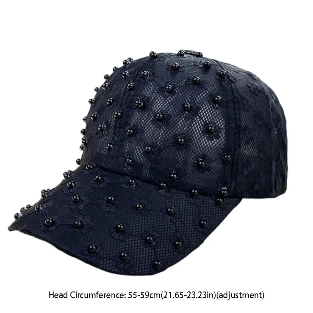 Fashion Embroidery Lace Baseball Cap Adjustable
