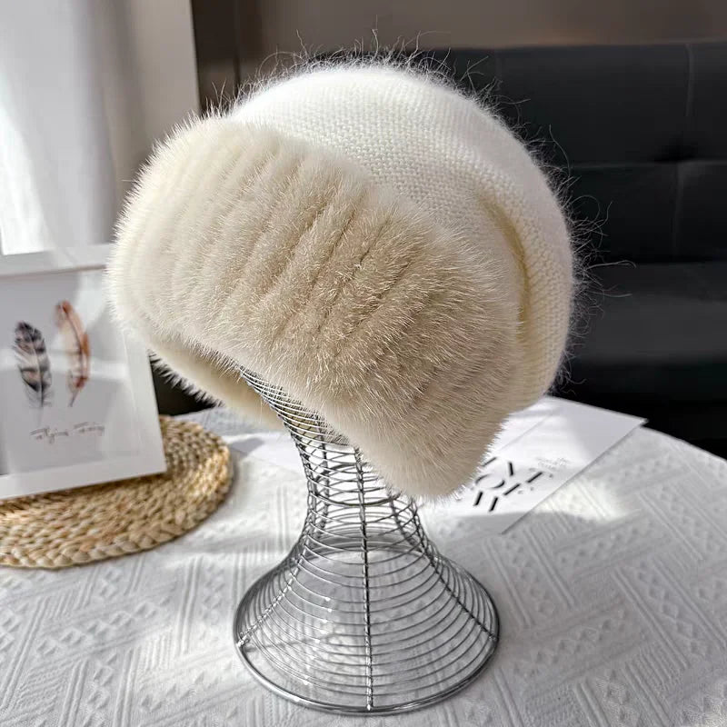 Luxury Women's Winter Wool Beanie Hat