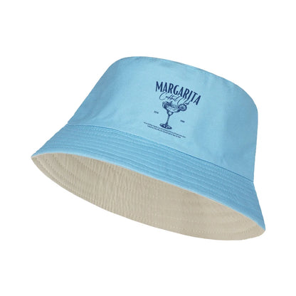 Vintage Margarita Cocktail Print Bucket Hat