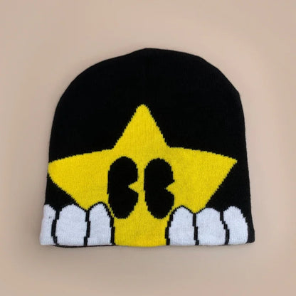 Cartoon Cute Five-Pointed Star Knitted Hats