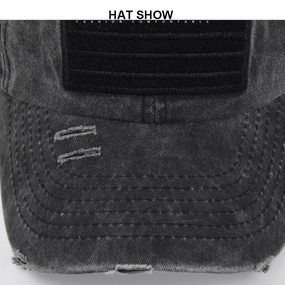 American Flag Unisex Baseball Hat For Men And Women USA Flag Mesh Snapback