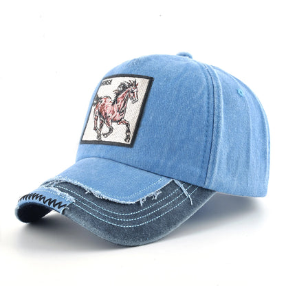 Vintage Denim Baseball Cap