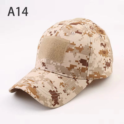 1pc Baseball Caps Camouflage Tactical Outdoor Soldier Combat Paintball Hat Summer
