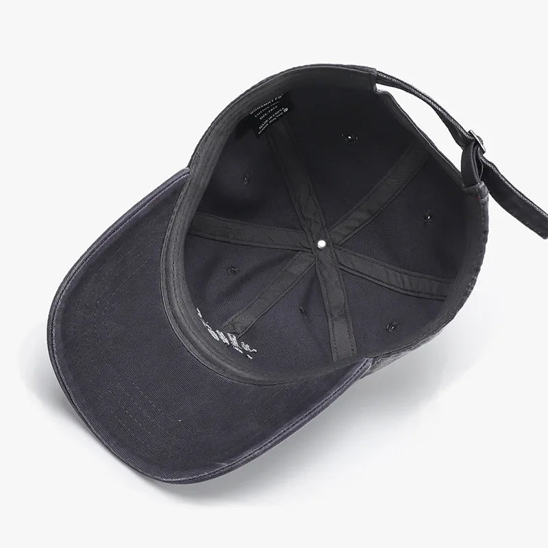 Spring Summer Cotton Washed Baseball Cap