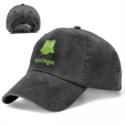 Fashion Duolingo Owl Duo Baseball Caps