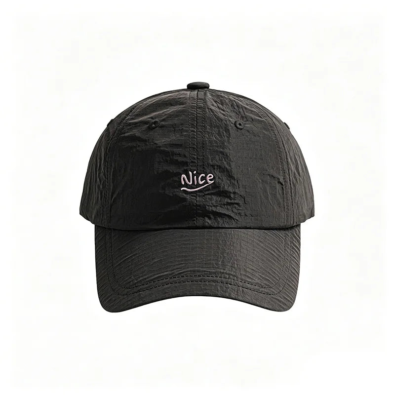 Baseball Cap Letter Embroidery Sun Hat Summer Sports Cap