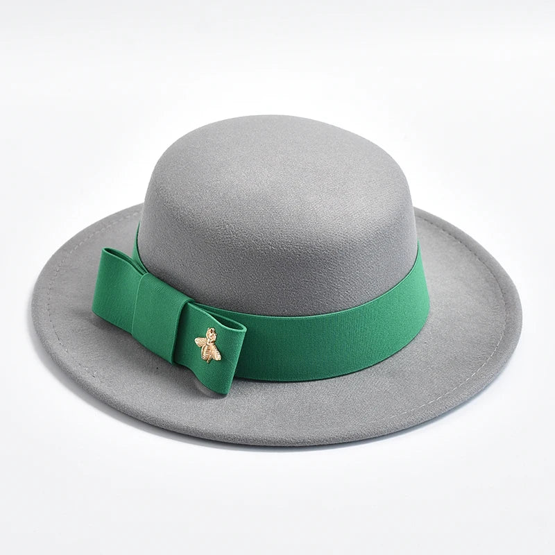 Fedora Hat For Women Fashion Formal Wedding Decorate Church Cap