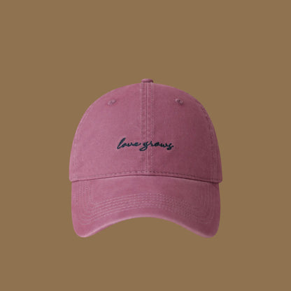 Retro Letter Embroidered Baseball Cap